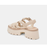 Dolce Vita Latice Sandals Oatmeal Knit