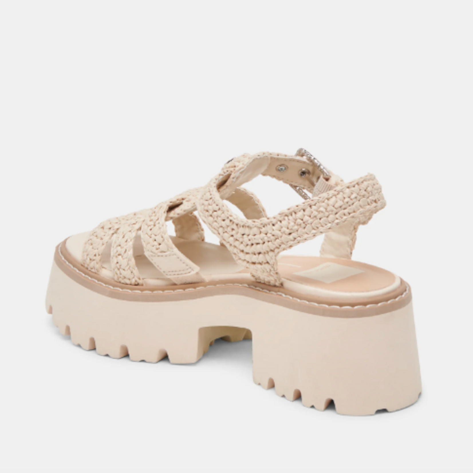 Dolce Vita Latice Sandals Oatmeal Knit