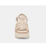 Dolce Vita Latice Sandals Oatmeal Knit