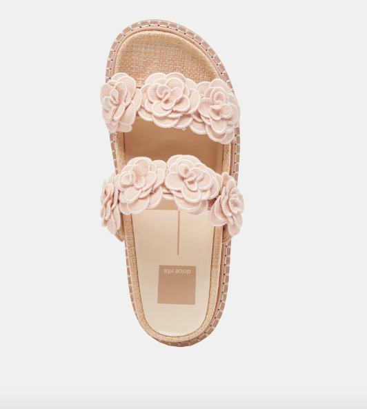 Dolce Vita Sherla Sandals Praline Raffia