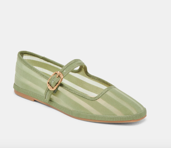 Dolce Vita Tameka Stripe Mesh Flat