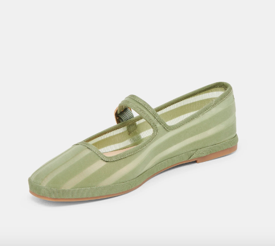 Dolce Vita Tameka Stripe Mesh Flat