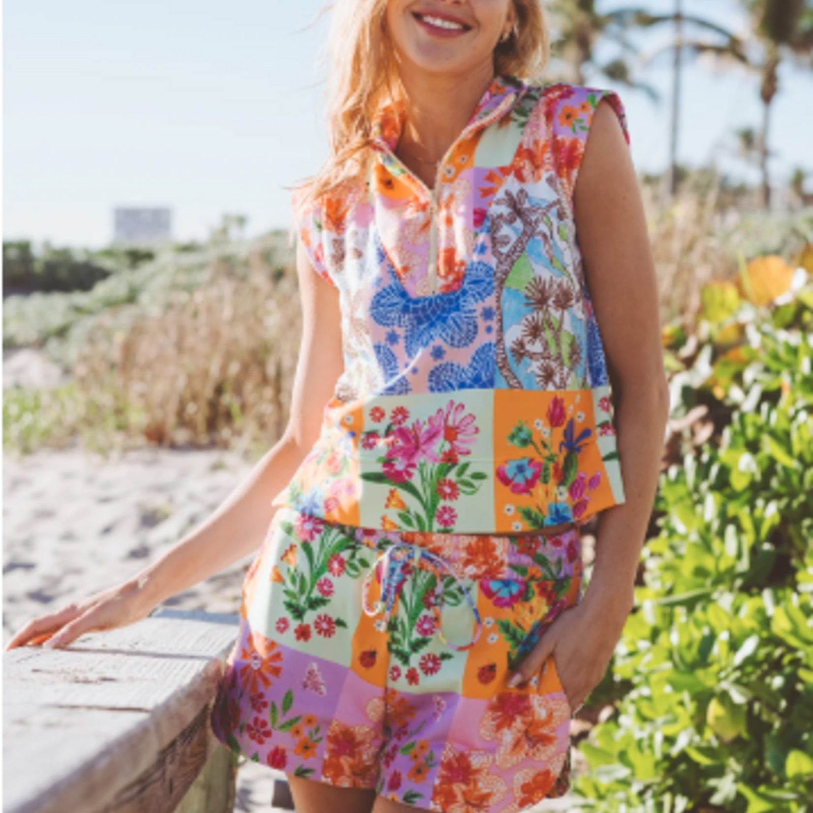 Alden Adair Madeline Short Floral Sketch