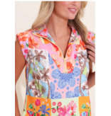 Alden Adair Clara Top Floral Sketch