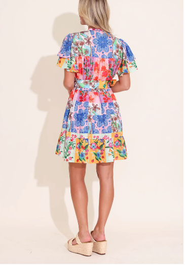 Alden Adair Heather Dress Floral Sketch