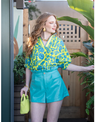 Emily McCarthy Poppy Top - Joy Bouquet