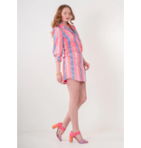 Emily McCarthy Felicity Dress - Geo Stripe