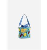 Lush Fruits Beaded Bucket Bag
