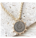 French Coin Necklace