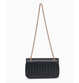 Urban Expressions Fiona Woven Crossbody Black