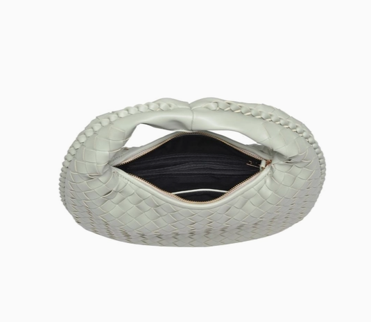 Wendy Woven Shoulder Bag Sage