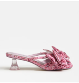 Natalina Orchid Lilac Kitten Heel Mule