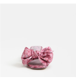 Natalina Orchid Lilac Kitten Heel Mule