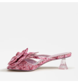 Natalina Orchid Lilac Kitten Heel Mule