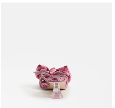 Natalina Orchid Lilac Kitten Heel Mule