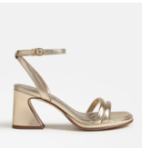 Holly Gold Leaf Block Heel Sandal