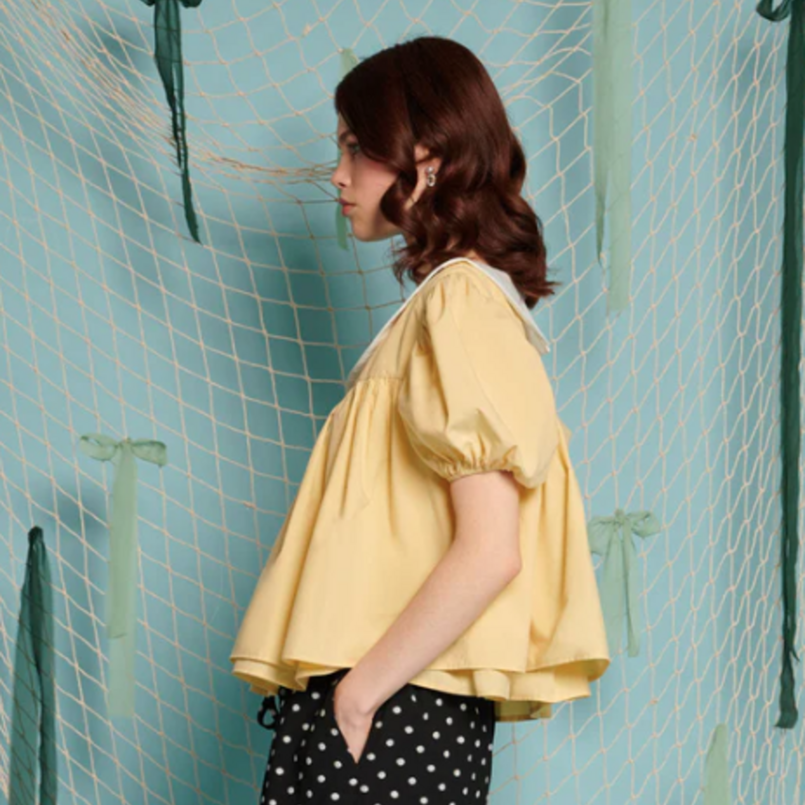 Sister Jane DOCK COLLAR TOP