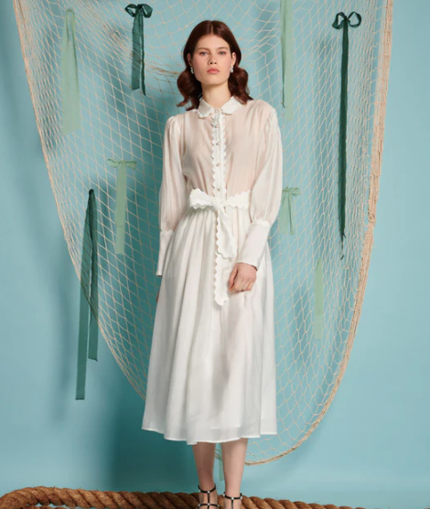 Sister Jane SKIPPER TRIM MIDI DRESS