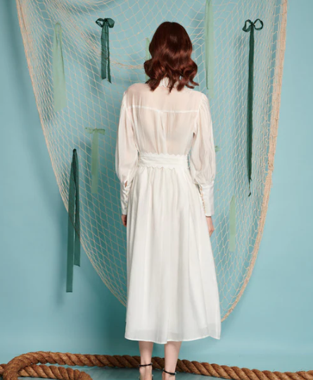 Sister Jane SKIPPER TRIM MIDI DRESS