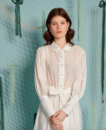 Sister Jane SKIPPER TRIM MIDI DRESS