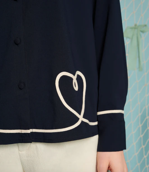 Sister Jane HARBOUR HEARTS BLOUSE