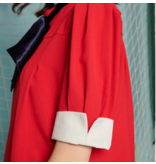 Sister Jane AHOY PLEATED MINI DRESS