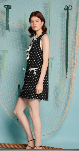 Sister Jane ISLES BOW MINI DRESS