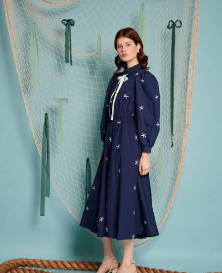 Sister Jane OCEAN STAR EMBROIDERED DRESS