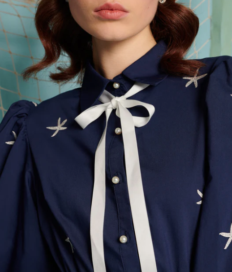 Sister Jane OCEAN STAR EMBROIDERED DRESS