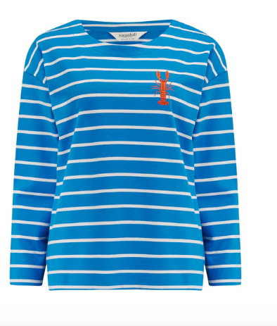 Sugarhill Brighton BILLIE BRETON TOP LOBSTER STRIPE