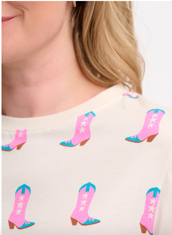Sugarhill Brighton MAGGIE T-SHIRT COWGIRL BOOTS