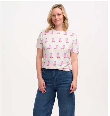 Sugarhill Brighton MAGGIE T-SHIRT COWGIRL BOOTS