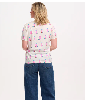Sugarhill Brighton MAGGIE T-SHIRT COWGIRL BOOTS