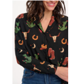 Sugarhill Brighton MICAH REVERE SHIRT Cowgirl Print