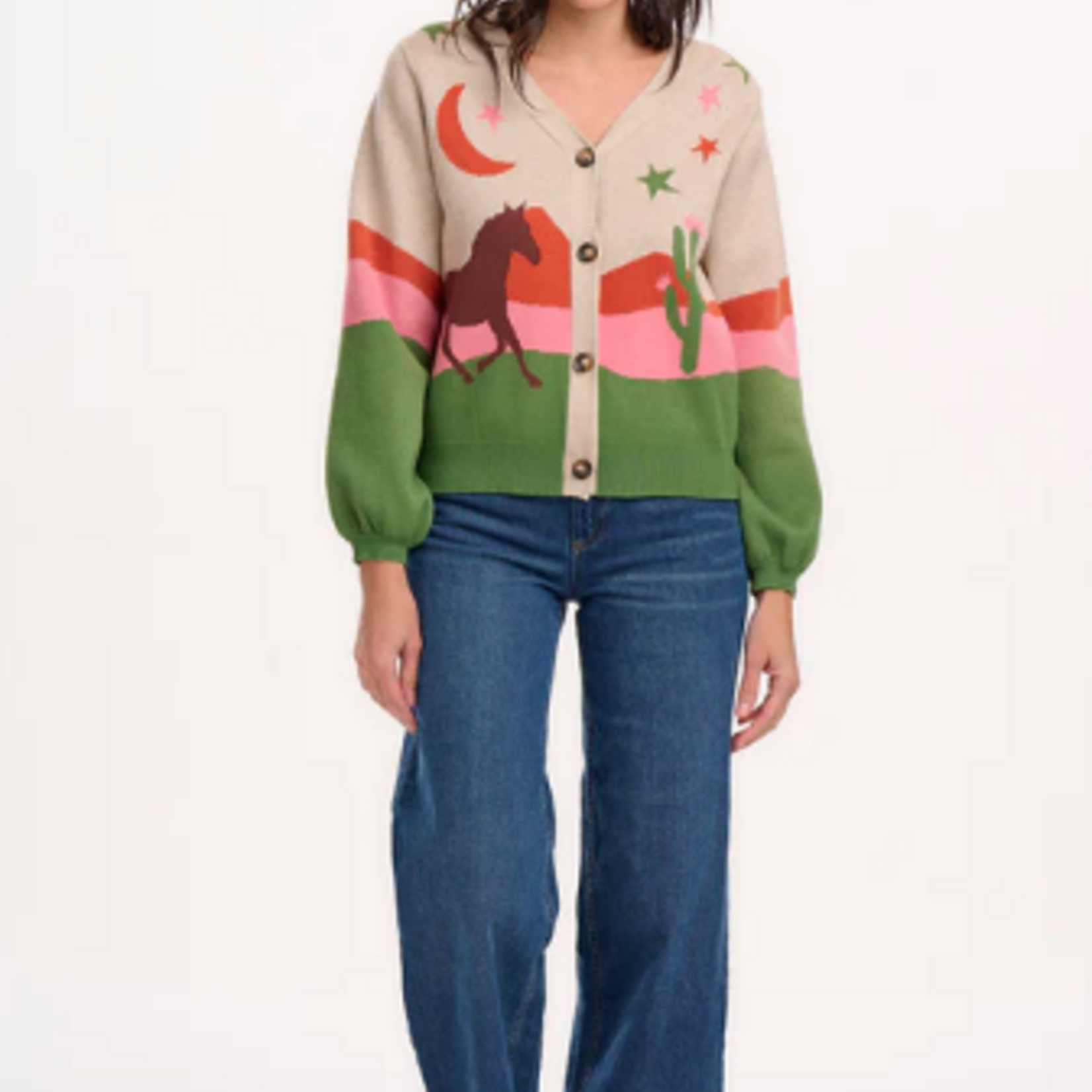 Sugarhill Brighton ADRIAN CARDIGAN DESERT COWGIRL