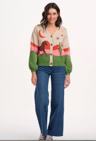 Sugarhill Brighton ADRIAN CARDIGAN DESERT COWGIRL