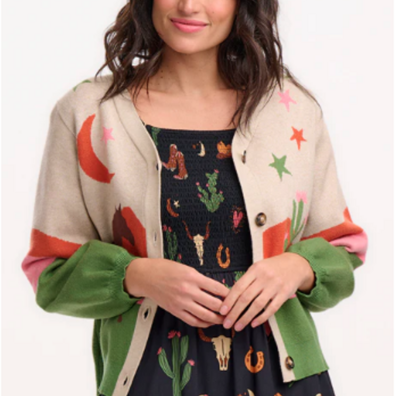 Sugarhill Brighton ADRIAN CARDIGAN DESERT COWGIRL