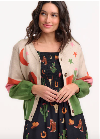 Sugarhill Brighton ADRIAN CARDIGAN DESERT COWGIRL