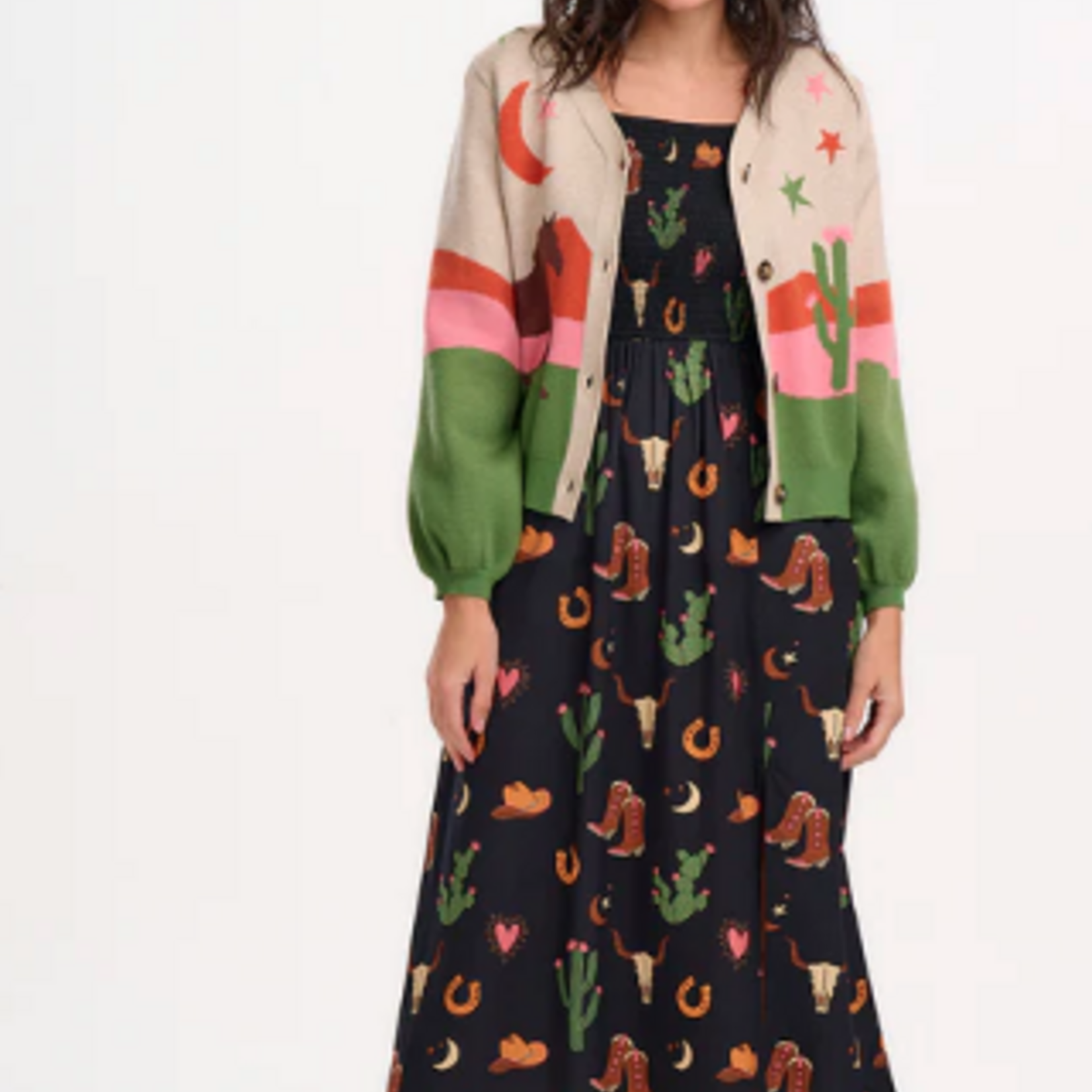 Sugarhill Brighton ADRIAN CARDIGAN DESERT COWGIRL