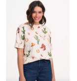 Sugarhill Brighton KINSLEY RELAXED T-SHIRT DESERT COWGIRL