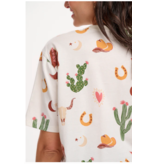 Sugarhill Brighton KINSLEY RELAXED T-SHIRT DESERT COWGIRL