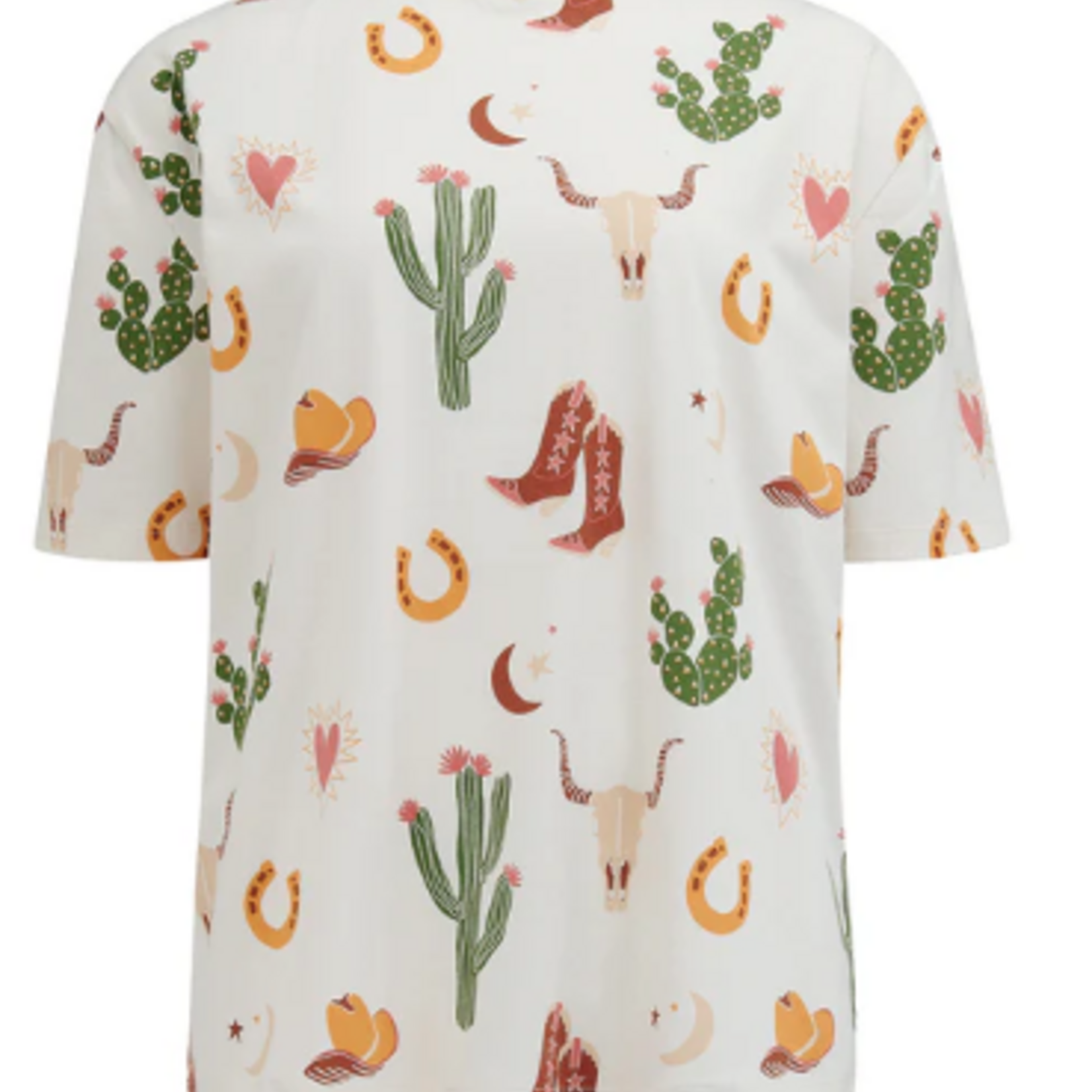 Sugarhill Brighton KINSLEY RELAXED T-SHIRT DESERT COWGIRL