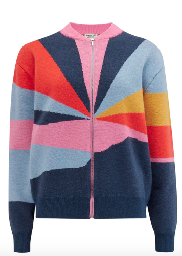 Sugarhill Brighton SOLANA KNITTED BOMBER Sunrays