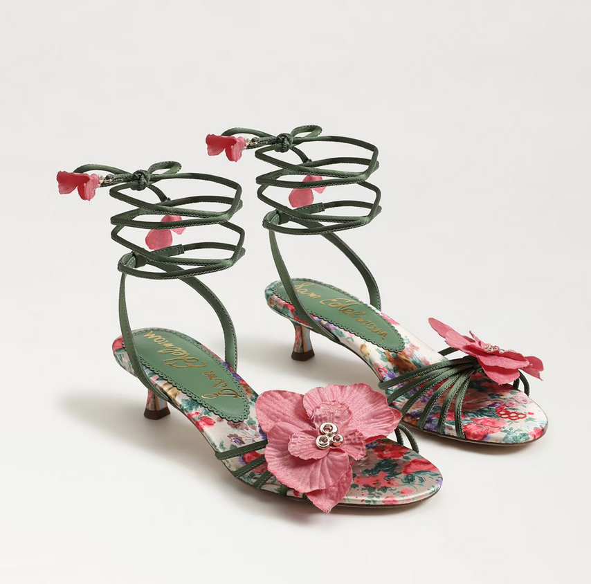 Sam Edelman Carla Lace Up Kitten Heel