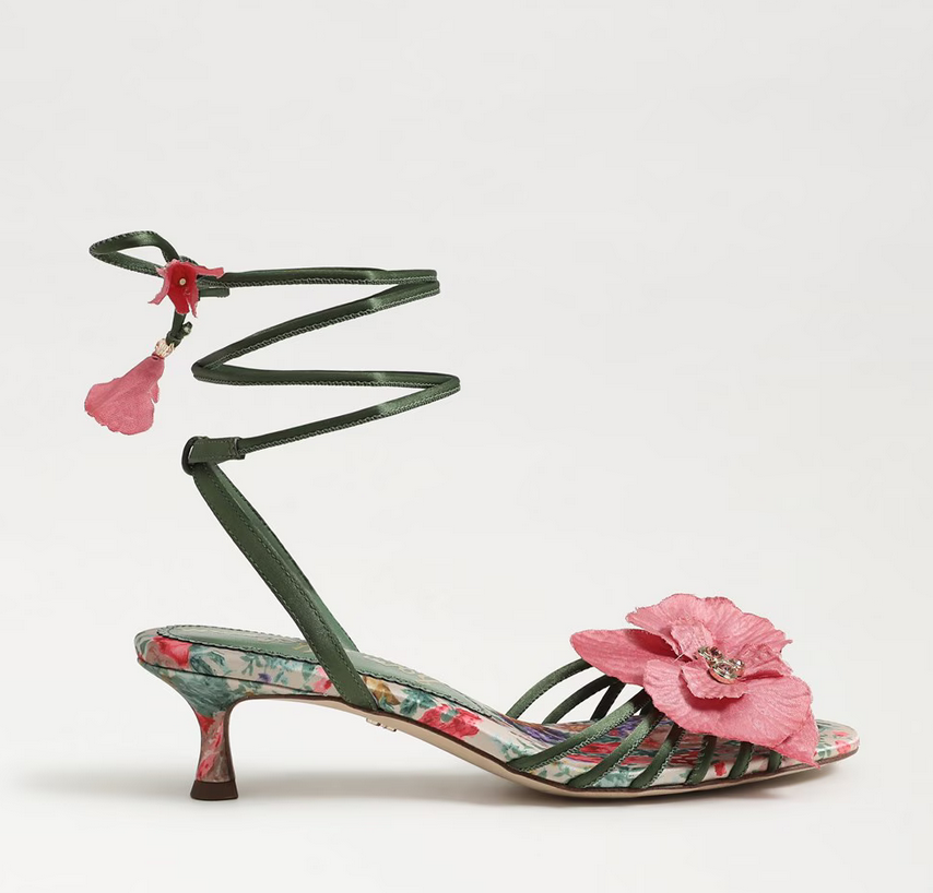 Sam Edelman Carla Lace Up Kitten Heel