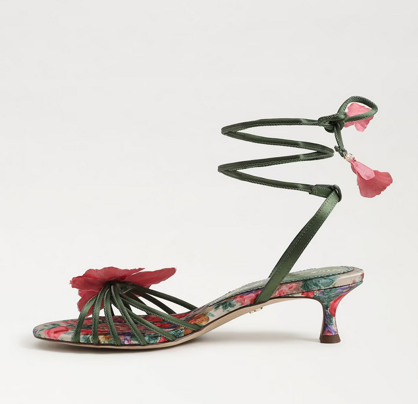 Sam Edelman Carla Lace Up Kitten Heel
