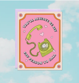 Party Mountain Paper Co Fav Person to Call Card