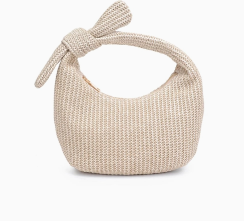 Penny Woven Clutch