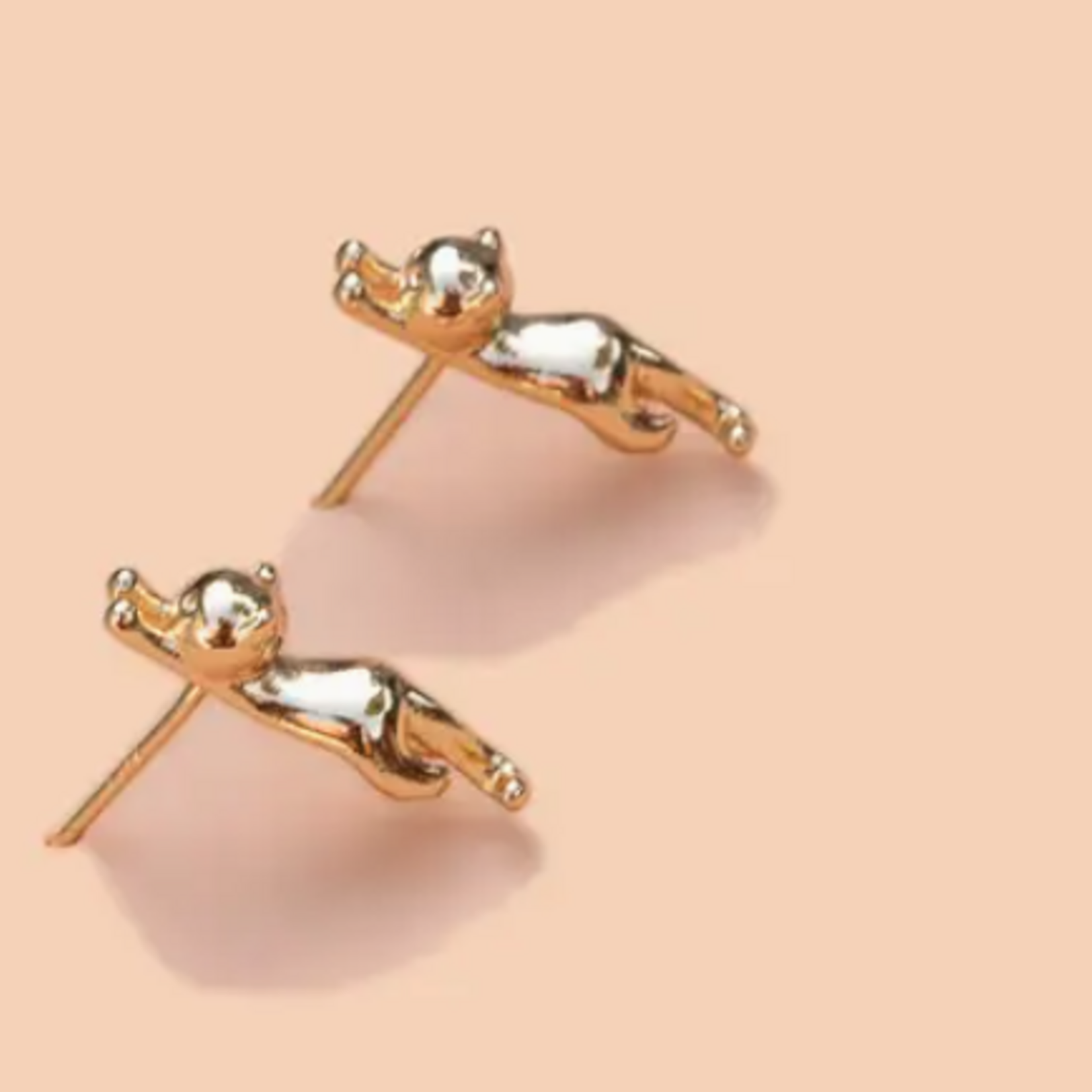 Meow Studs - 18K Gold Plated