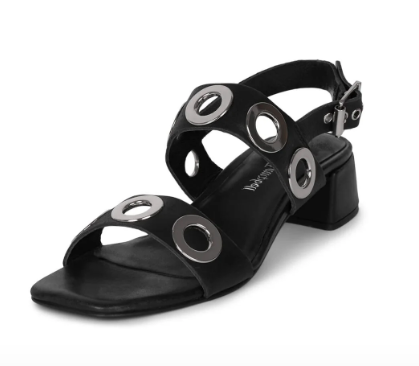 Jeffrey Campbell Rivets Block Heel Sandal